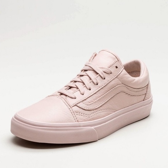 vans old skool leather rose